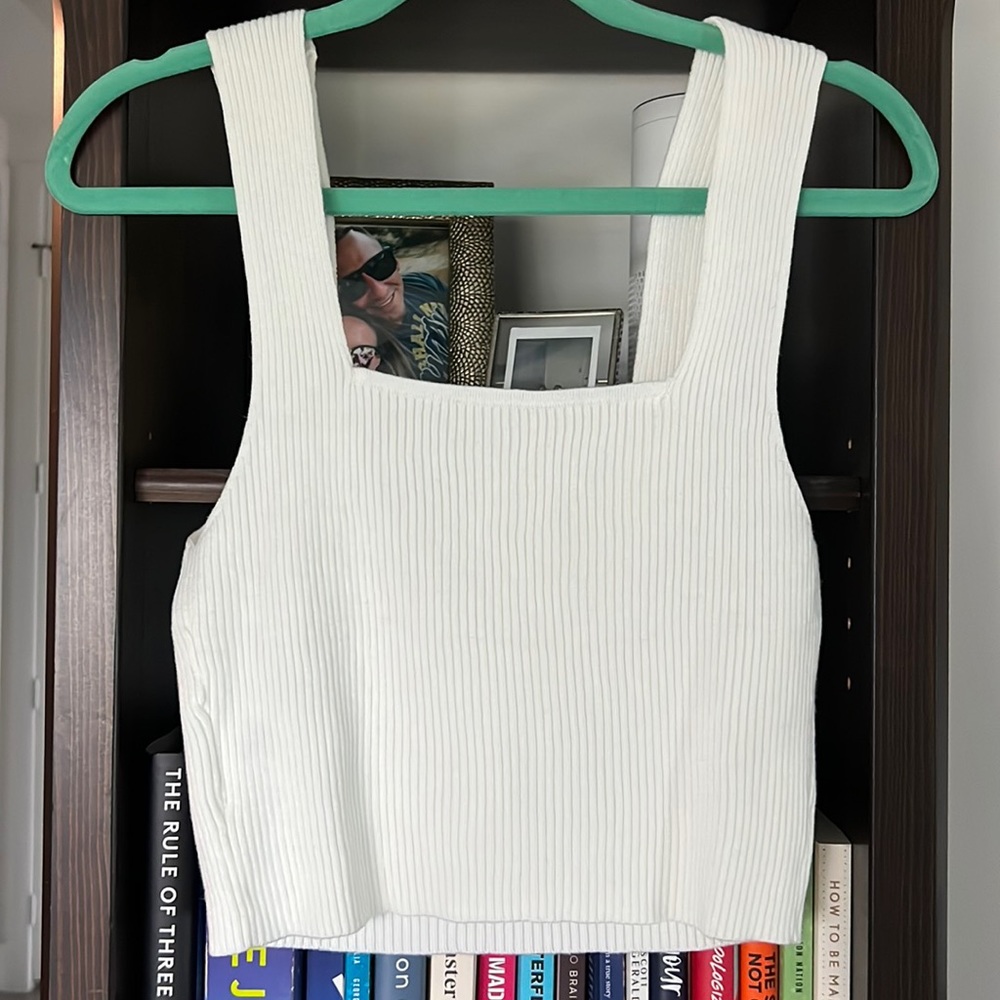 Ribbed sweater tank